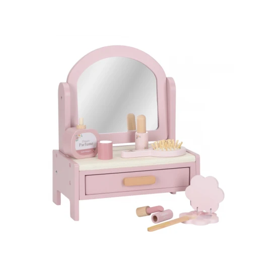 Drevený toaletný stolík pre deti Little Dutch s doplnkami a zrkadlom