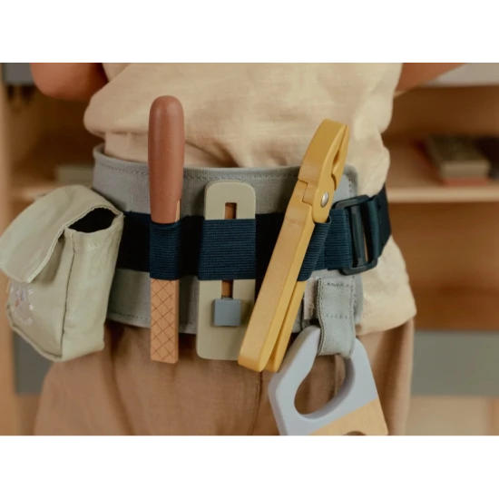 Opasok s dreveným náradím Blue