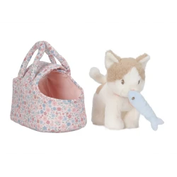 Mačka plyšová v kabelke