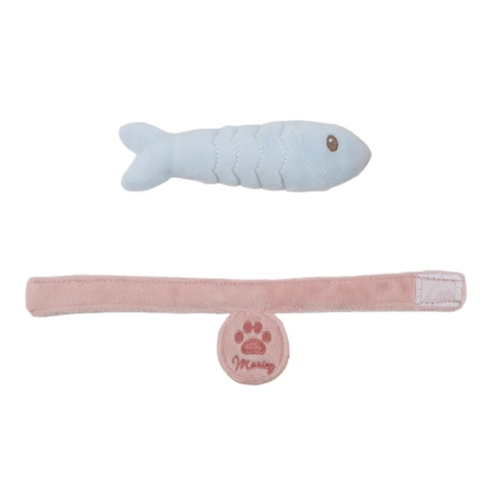 Plyšová mačička Marley v kvetovanej taške od Little Dutch, roztomilý kamarát na cesty pre deti.