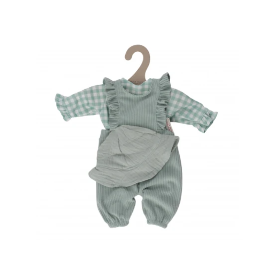 Oblečenie pre bábiku Baby Green Check od Little Dutch