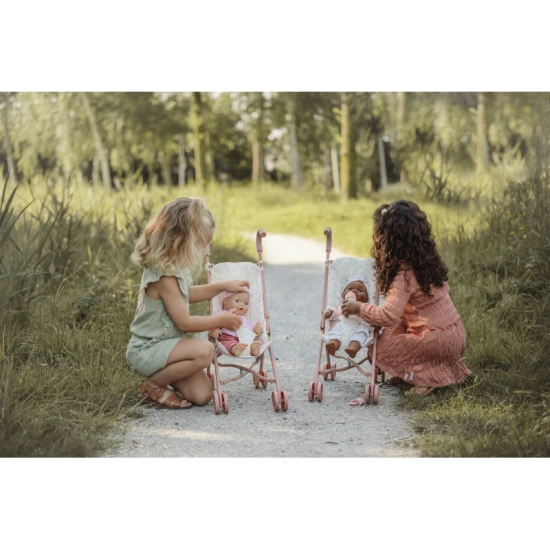 Little Dutch: Ľahký a skladací kočík pre bábiky na cesty