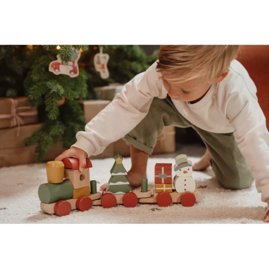 Vianočný vláčik – Little Dutch 4861LD