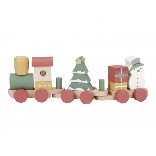Vianočný vláčik – Little Dutch 4861LD