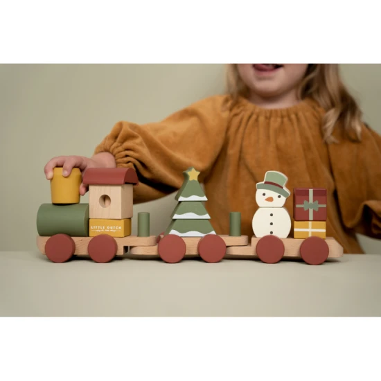 Vianočný vláčik – Little Dutch 4861LD