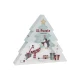 Vianočné puzzle XL Little Dutch, poskladaný vianočný stromček so sobom a zajačikom