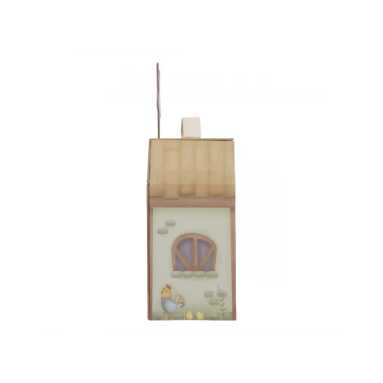 Dreveny betlehem s 14 postavickami a chlievom – vianocna dekoracia pre deti