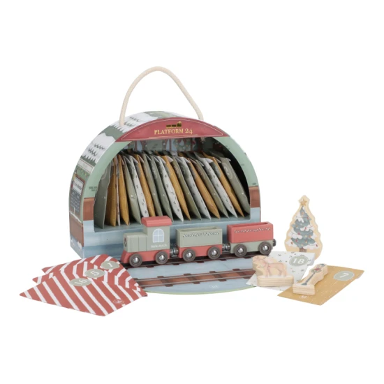 Adventný kalendár Vlaková stanica – Little Dutch 4880LD