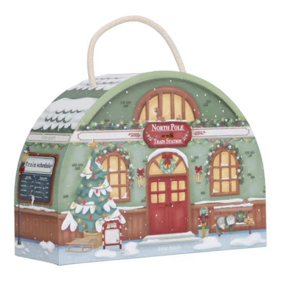 Adventný kalendár Vlaková stanica – Little Dutch 4880LD