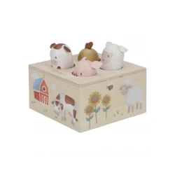 Vyskakovacie zvieratká so zvukmi Farma