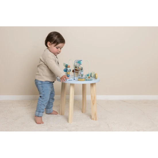 Drevený stolík s aktivitami Forest Friends od Little Dutch