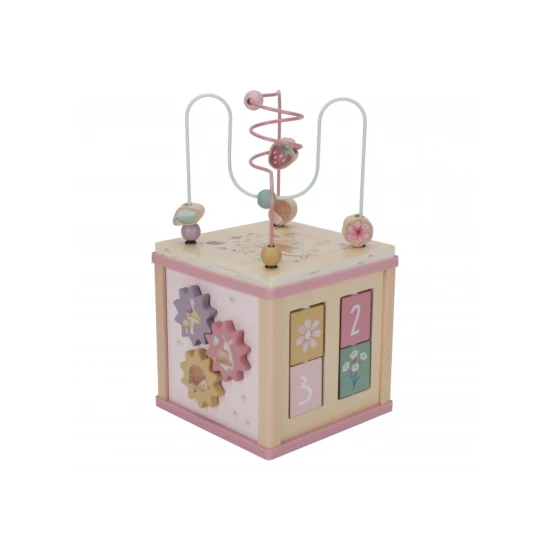 Podporte rozvoj detí s drevenou kockou Little Dutch