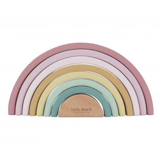 Drevená skladačka Dúha Fairy Garden s nekonečnými možnosťami