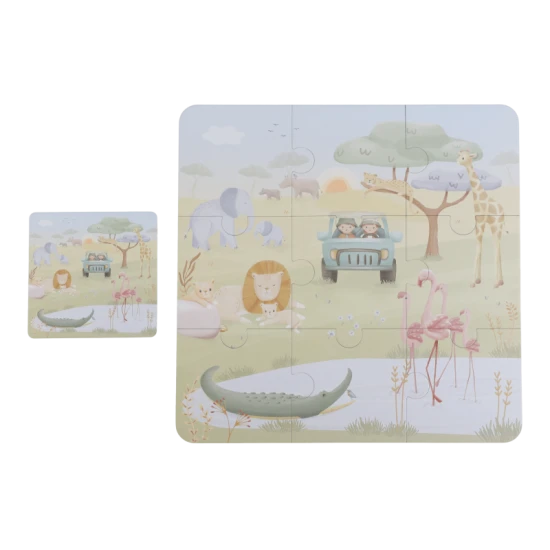 LITTLE DUTCH Puzzle 6v1 Safari Friends