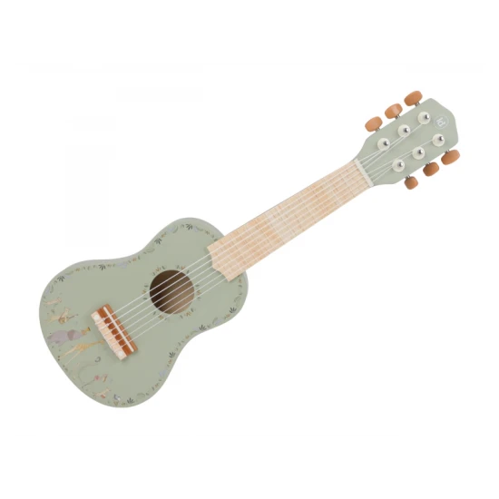 Little Dutch Gitara drevená Green Safari Friends 7470LD