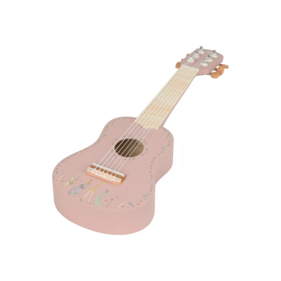 Little Dutch Gitara drevená Pink Safari Friends 7471LD