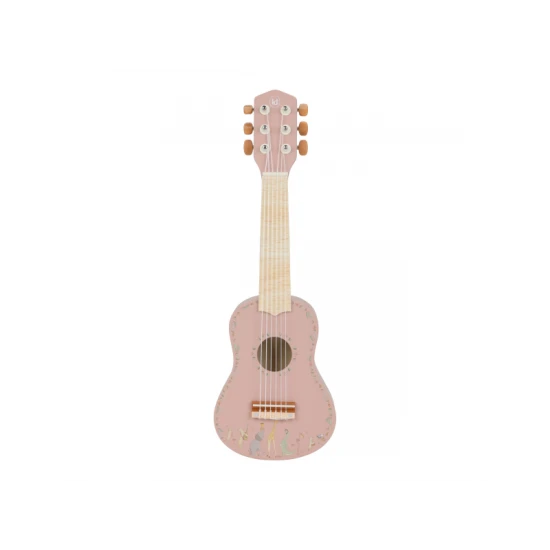 Little Dutch Gitara drevená Pink Safari Friends 7471LD