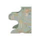 Little Dutch Piáno drevené Green Safari Friends 7476LD