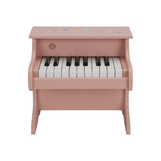 Little Dutch Piáno drevené Pink Safari Friends 7477LD