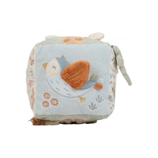 Little Dutch Kocka textilná s aktivitami Safari Friends 8309LD