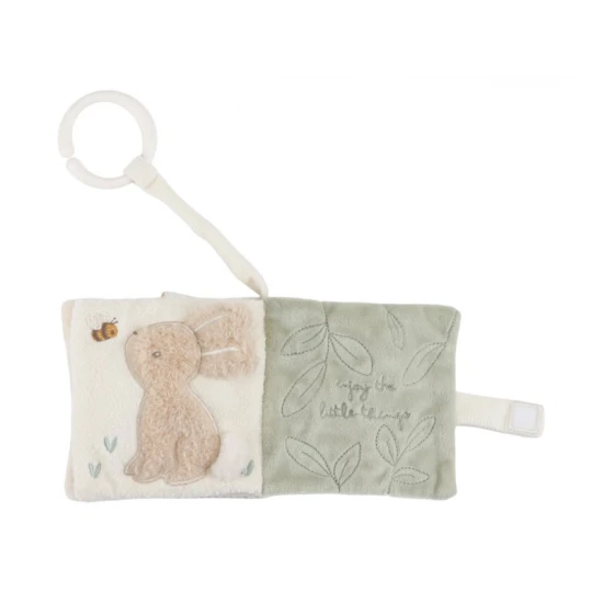 Závesná textilná knižka pre najmenších plná objavov