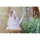 Kovová kanvička na zalievanie Fairy Garden s jemnou potlačou a praktickou rukoväťou