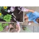 Detská sada záhradného náradia Fairy Garden s drevenými rukoväťami a jemnou potlačou