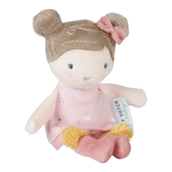 Nádherná bábika s menom Rosa z mäkkého jemného materiálu vo veľkosti 10 cm od Little Dutch.
