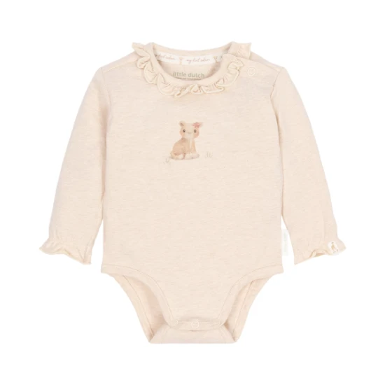 Body dlhý rukáv Safari Friends Vanilla – Little Dutch CL26290009-CL26290010-CL26290011