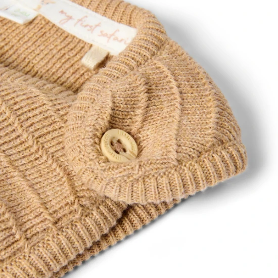 Overal pletený bez rukávov Safari Friends Soft Tan – Little Dutch CL26294015-CL26294016-CL26294017