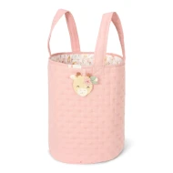 Košík textilný obojstranný extra veľký Pink Blooming Safari