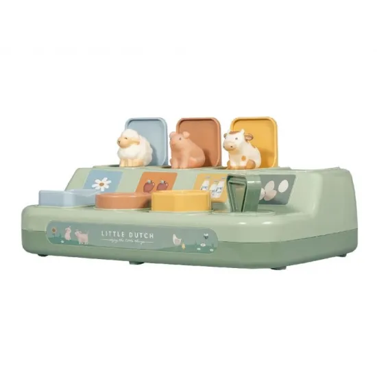 Hrací pultík Farma je zábavný nástroj pre deti plný zvierat.