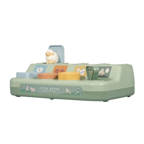 Hrací pultík Farma je zábavný nástroj pre deti plný zvierat.