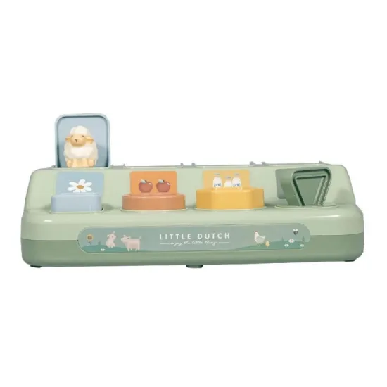 Hrací pultík Farma je zábavný nástroj pre deti plný zvierat.