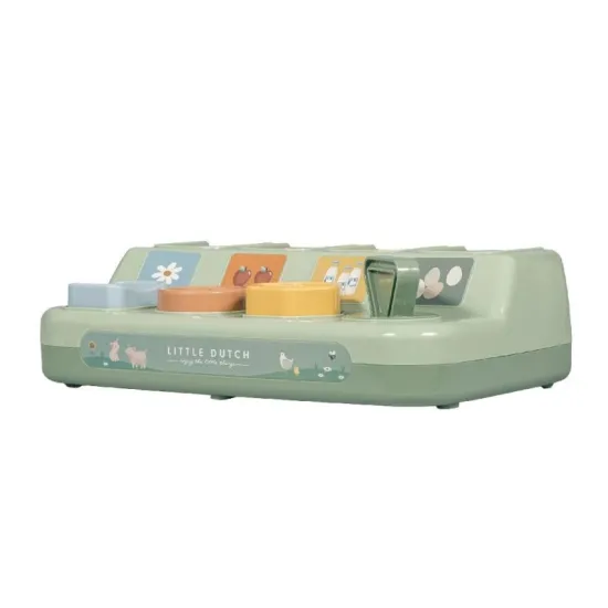 Hrací pultík Farma je zábavný nástroj pre deti plný zvierat.