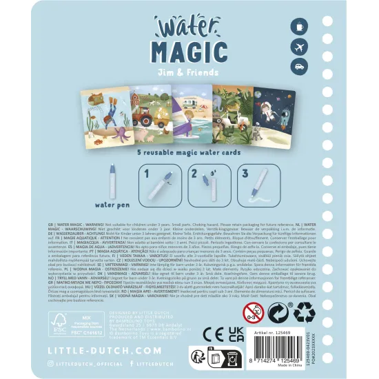 Maľovanie vodou Jim a kamaráti