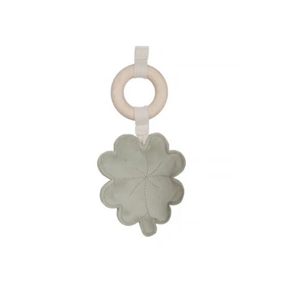 Drevená hrazdička Miffy Lucky Leaves s plyšovými hračkami v tvare králička Miffy a lístkov, ideálna pre rozvoj bábätiek