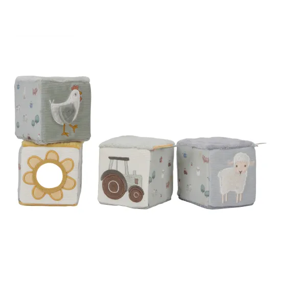Plyšové kocky Farma