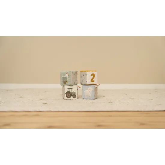 Plyšové kocky Farma