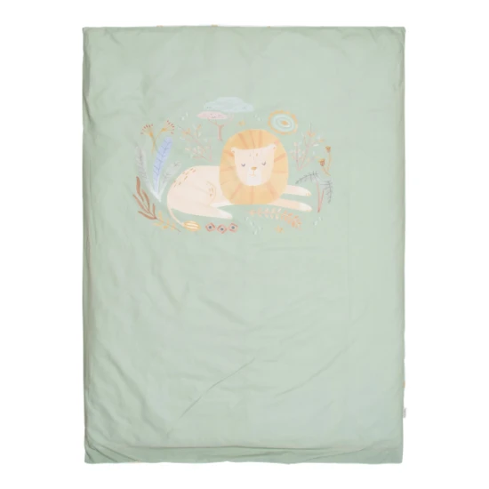 Obliečky 140x100 a 40x60 cm lev Safari Friends – Little Dutch TE10326047LD