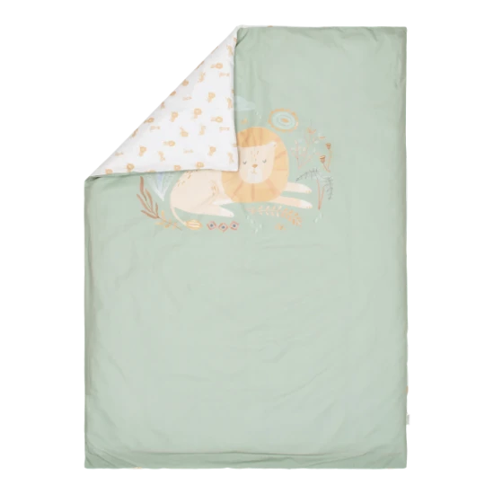 Obliečky 200x140 a 60x70 cm lev Safari Friends – Little Dutch TE10826047LD