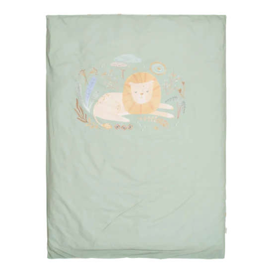 Obliečky 200x140 a 60x70 cm lev Safari Friends – Little Dutch TE10826047LD
