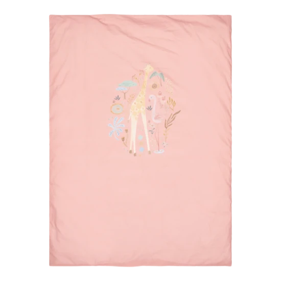 Obliečky 200x140 a 60x70 cm Pink Blooming Safari – Little Dutch TE10856047LD