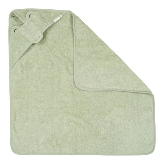 Osuška s kapucňou 75x75 cm krokodíl Safari Friends – Little Dutch TE50616047LD