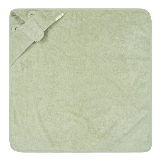 Osuška s kapucňou 100x100 cm krokodíl Safari Friends – Little Dutch TE50916047LD