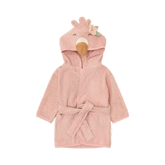 Župan froté plameniak Safari Friends veľ. 98/104 – Little Dutch TE51256047LD