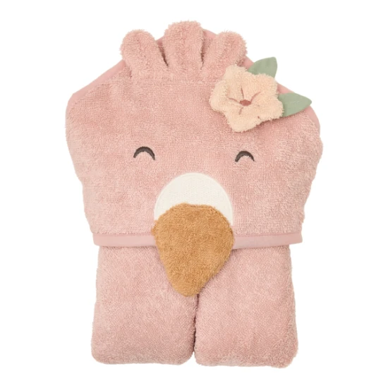 Župan froté plameniak Safari Friends veľ. 98/104 – Little Dutch TE51256047LD