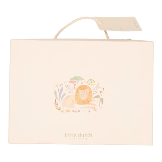 Darčeková sada s osuškou lev Safari Friends – Little Dutch TE52226047LD