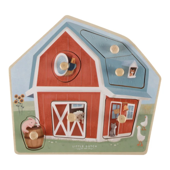 Vkladacie puzzle Farma