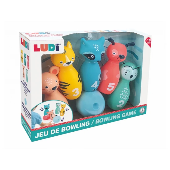 Bowling pre najmenších Zvieratká s číslami – Ludi 30136LU